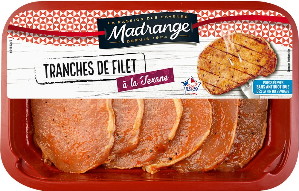 Tranches de filet à la Texane