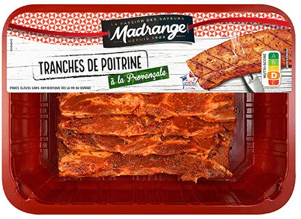 Tranches de poitrine à la Provençale