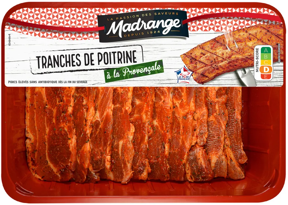 Tranches de poitrine à la provençale