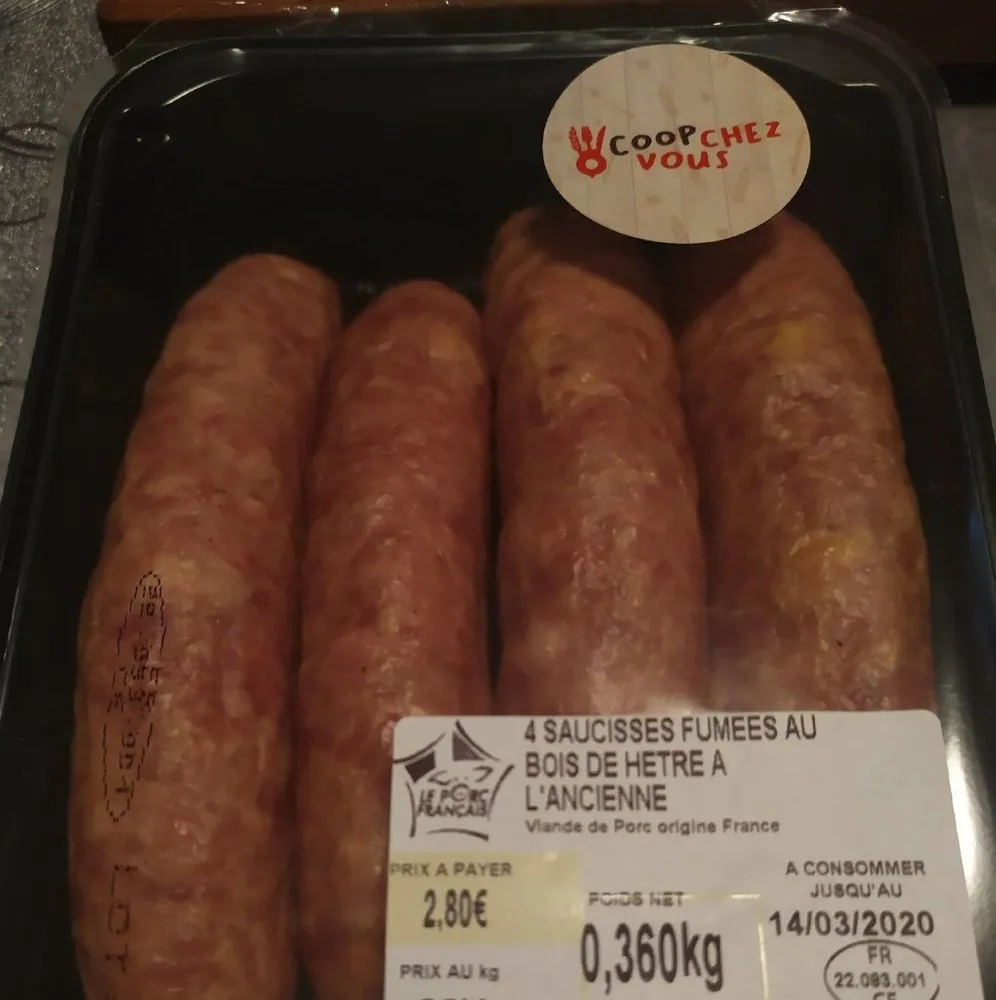 Saucisses fumées a l'ancienne
