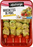 Brochette de porc au miel et à la moutarde