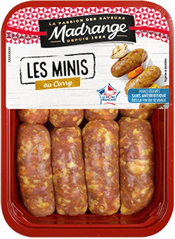 Mini saucisses au curry x8