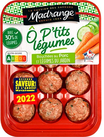 Bouchées au porc et légumes du jardin
