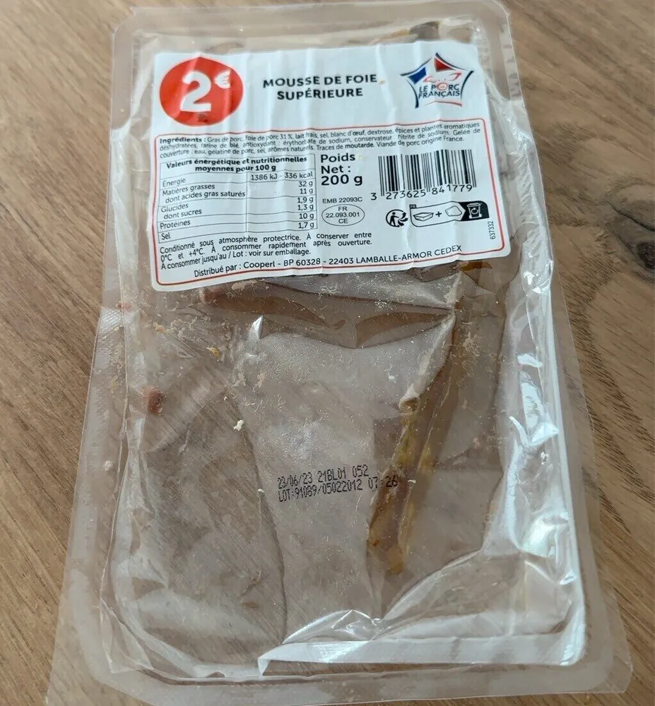 Mousse de foie supérieure