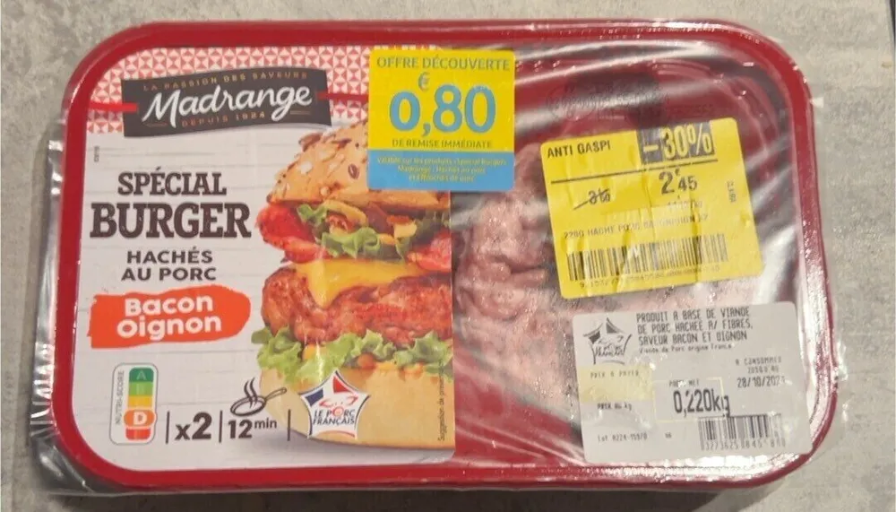 Haché de porc