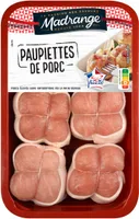 Paupiettes de porc bardées x6