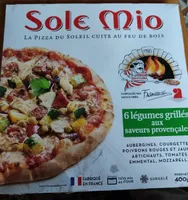 Pizza 6 légumes grillés aux saveurs provençales