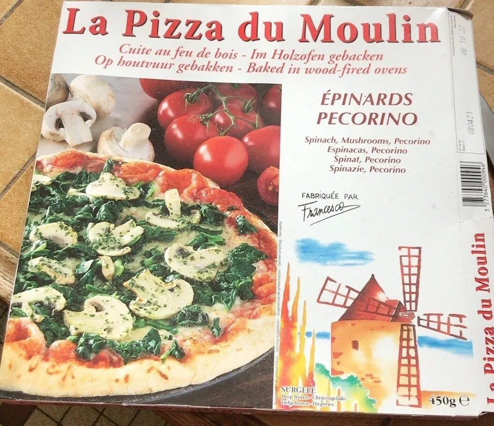 Pizza épinard pecorino