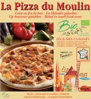 Pizzas BIO aux légumes cuisinés La Pizza du Moulin