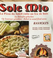 Pizza ravioles crème emmental