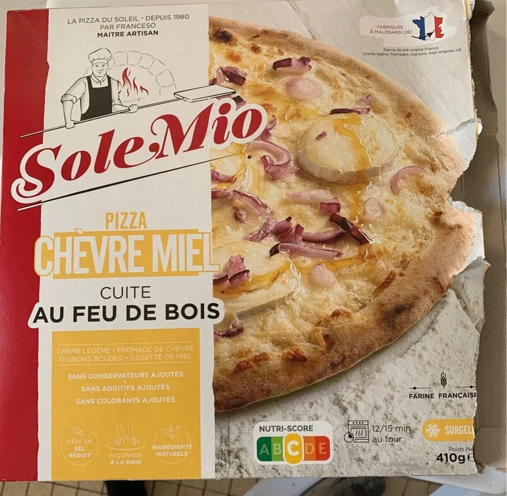 Pizza chevre miel