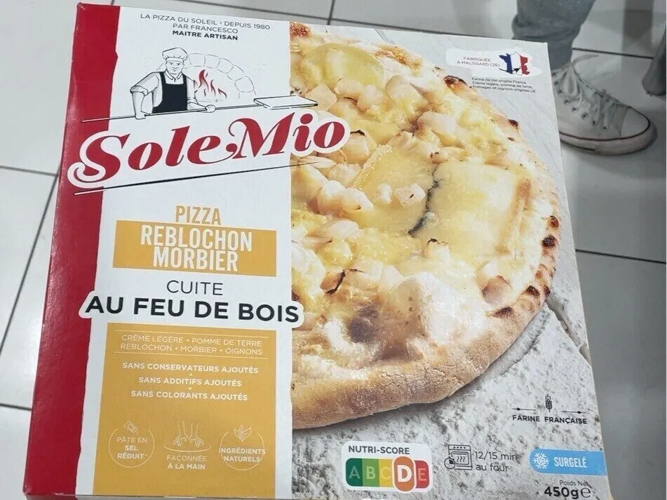 Pizza reblochon morbier