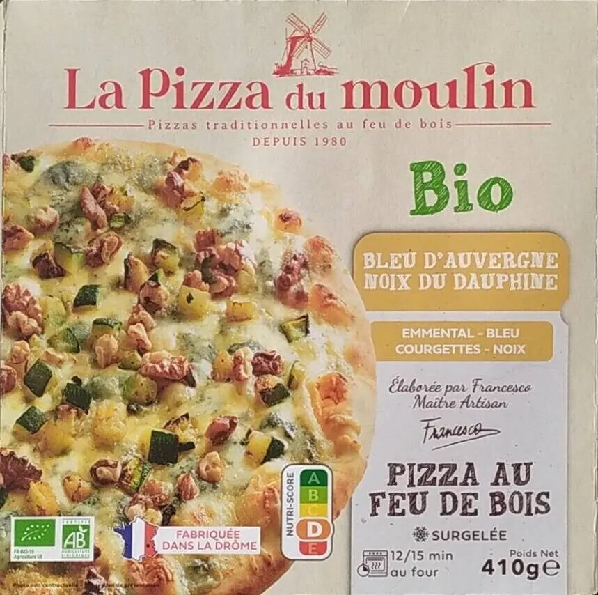 Pizza bleu d’auvergne et noux du dauphine