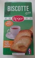 Biscotte aixoise pauvre en sel