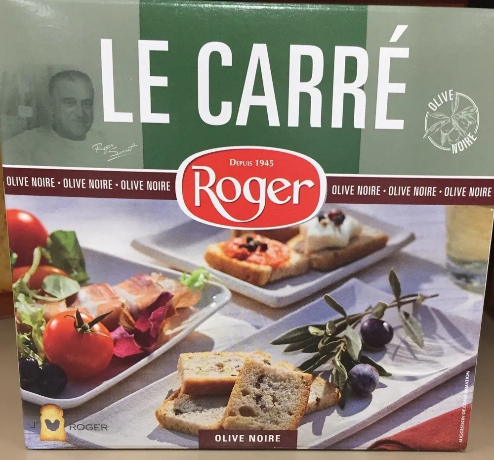 Le carré olive noire