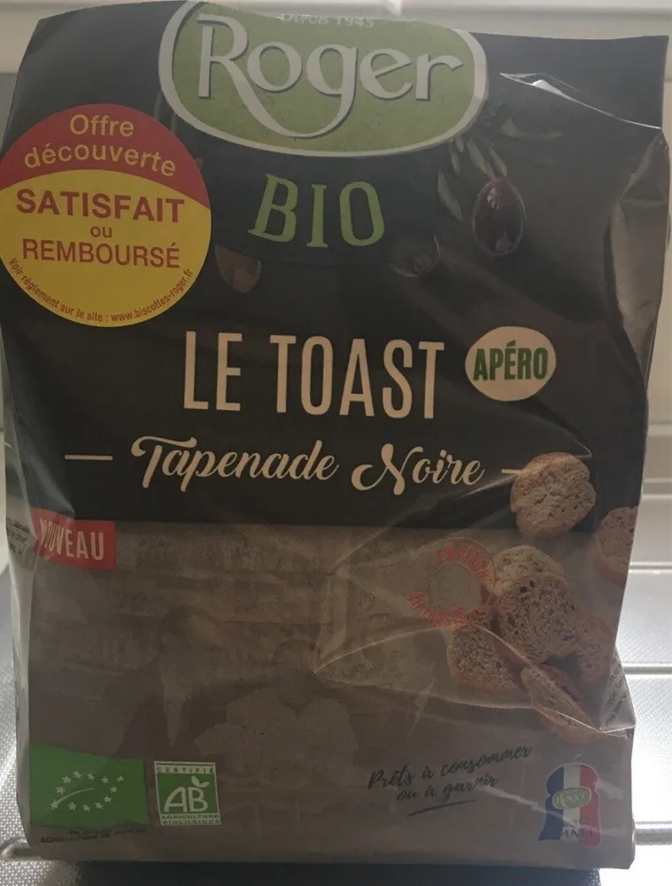 Toast tapenade noire