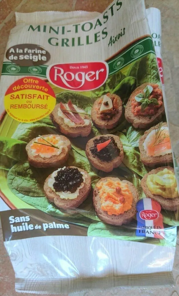 Mini toasts grillés Aixois