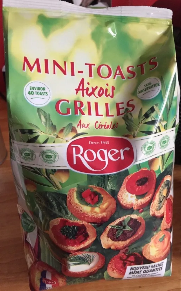 Mini toasts aixois grillés