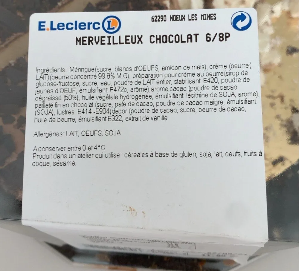 Meirveilleux aux chocolats