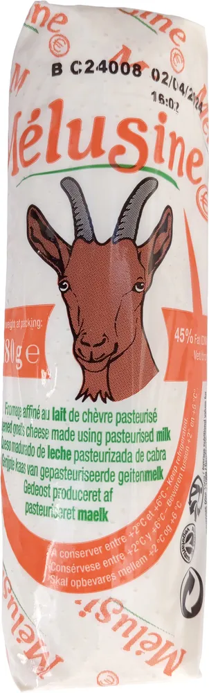 Fromage affiné au lait de chèvre pasteurisé