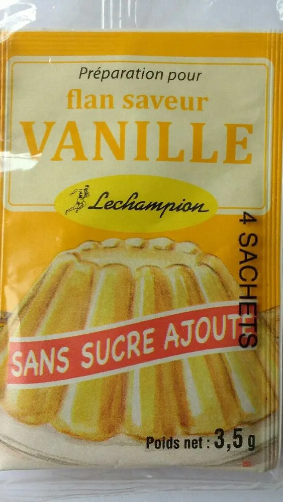 Flan Saveur Vanille