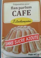 Préparation pour flan parfum café