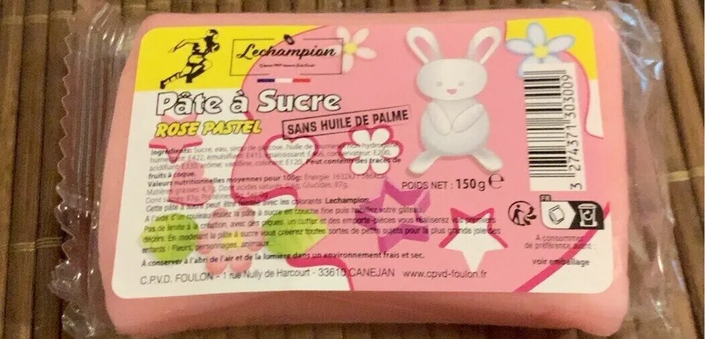 Pâte á Sucre ROSE PASTEL