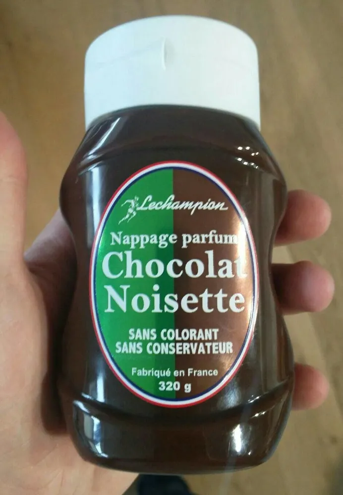Nappage parfum chocolat noisette