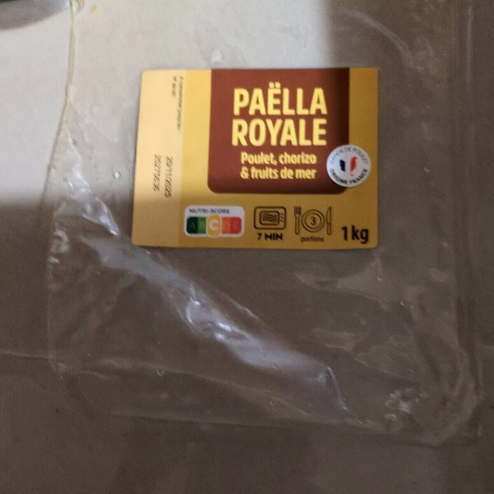 PAËLLA ROYALE Poulet, chorizo & fruits de mer