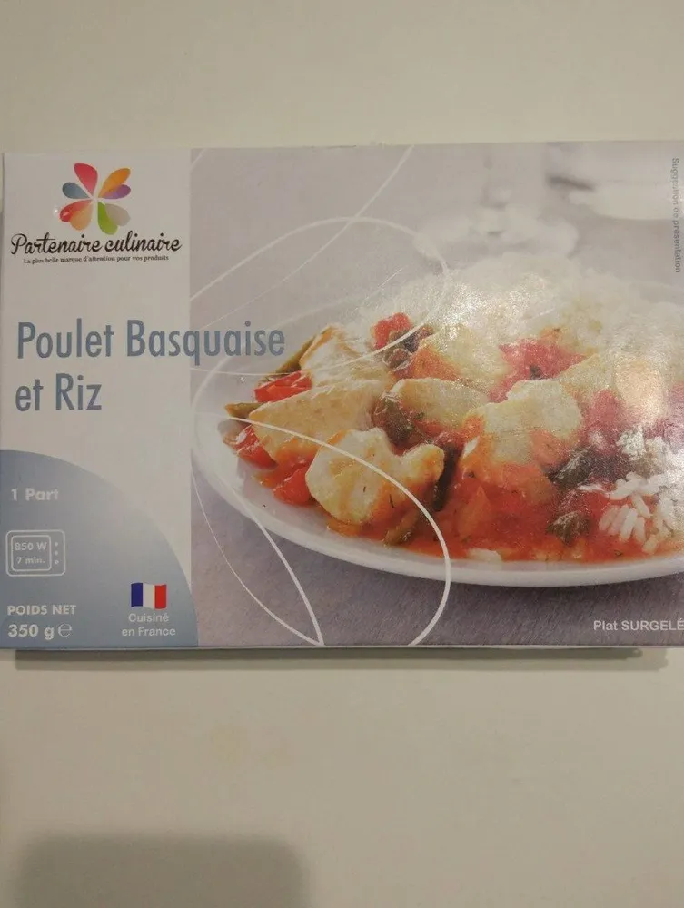 Poulet Basquaise et Riz