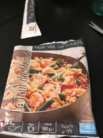 Riz et legumes facon wol aux crevettes