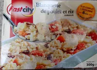 Blanquette de poulet et riz