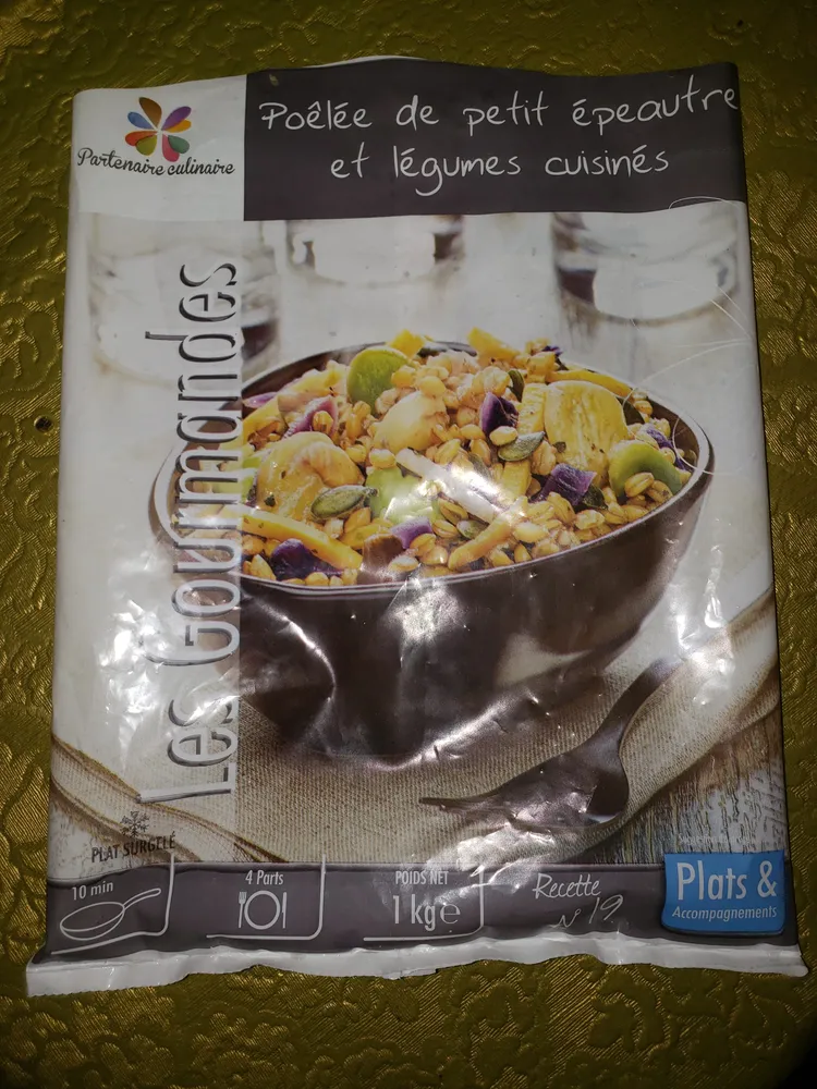 Poêlée de petit épeautre et légumes cuisinés