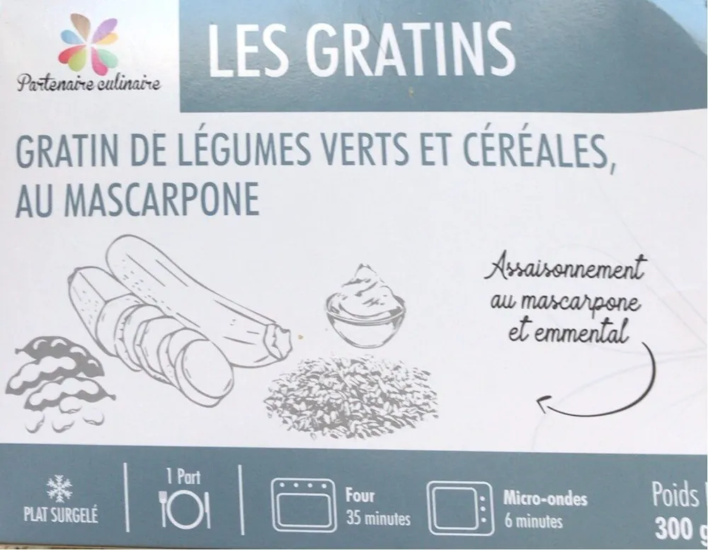 Gratin de legumes verts