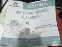 petit pois cuisines aux lardon