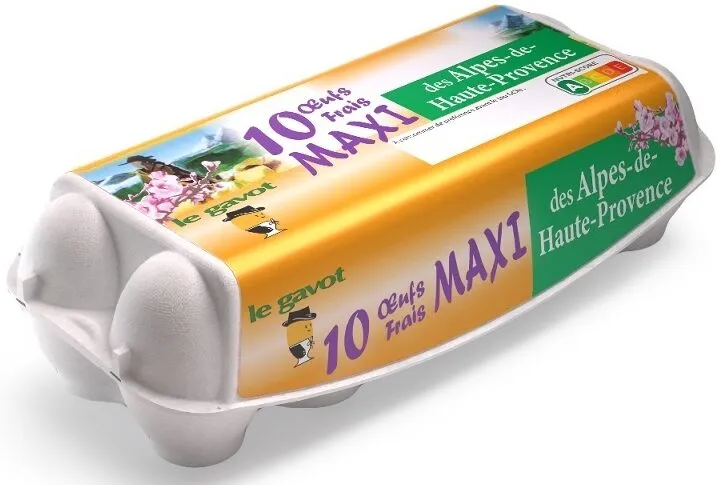 10 maxi œufs frais