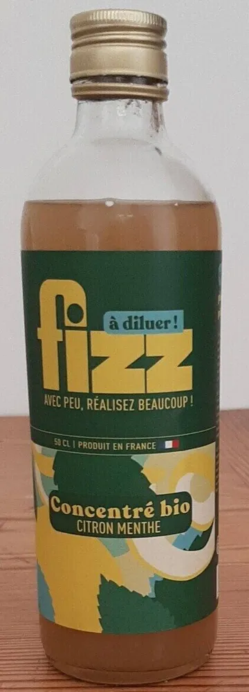 Concentré à diluer citron menthe