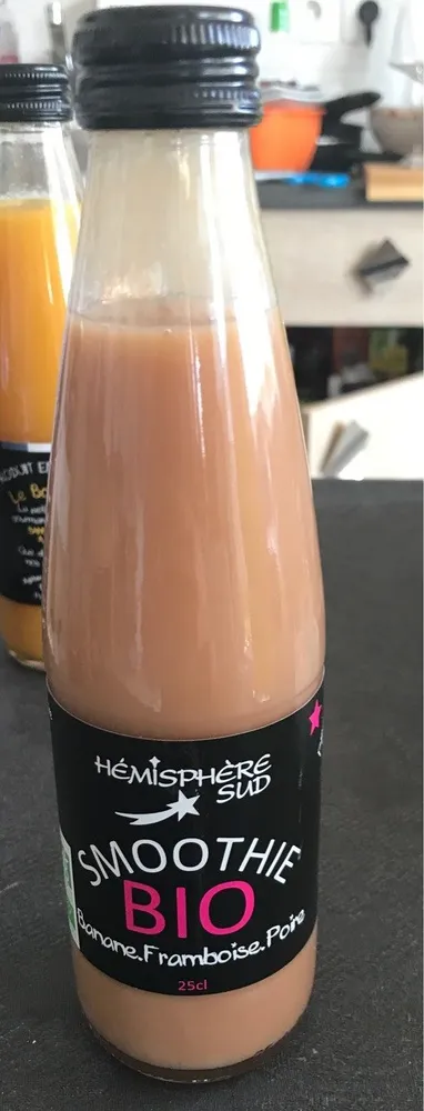 Smoothie banane framboise poire