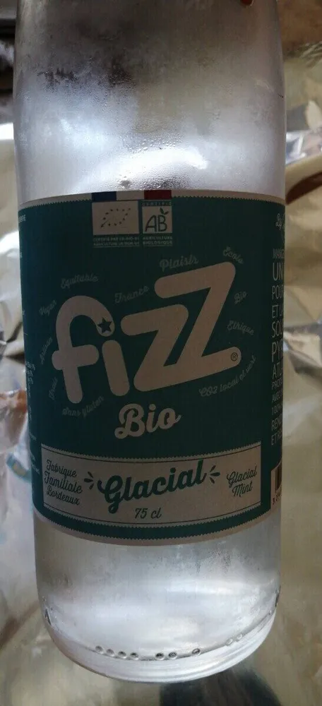 Boisson gazeuse bio