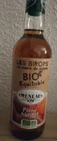 Sirop de Pêche Abricot au sucre de canne Bio Equitable