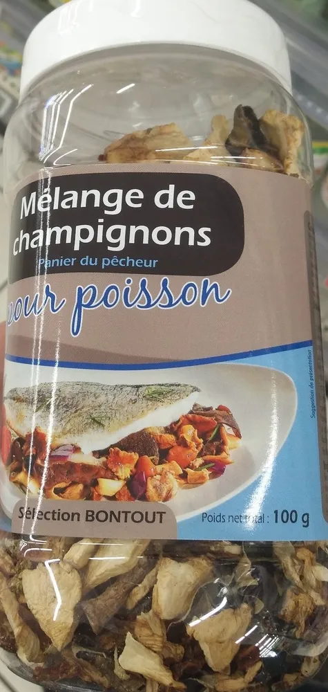 Mélange de champignons pour poisson