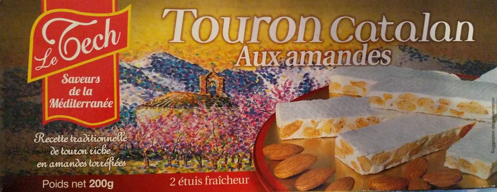 Touron catalan aux amandes