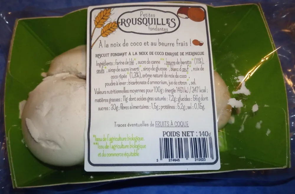 Petites Rousquilles fondantes