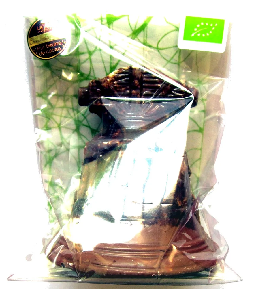 Poule ou Œuf ou Cloche en Chocolat Bio
