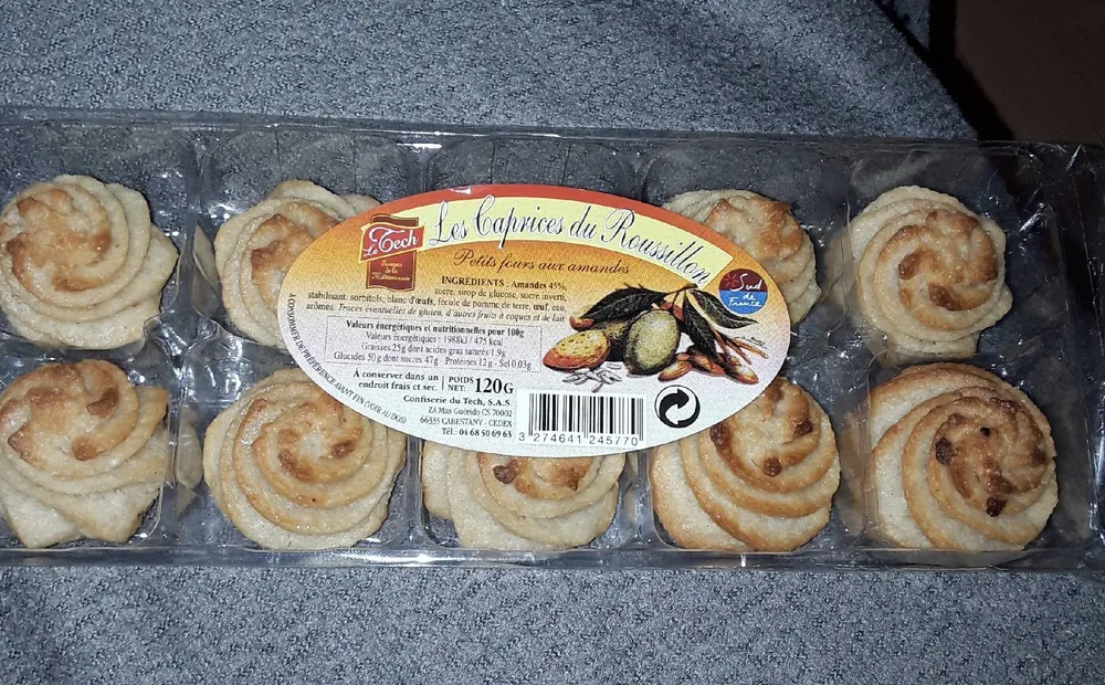 Petits fours aux amandes