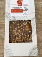 Nos tablettes gourmandes amandes caramelisées, chocolat au lait