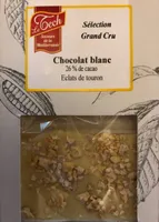 Chocolat blanc Eclats de touron
