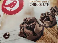 Conos sabor chocolate