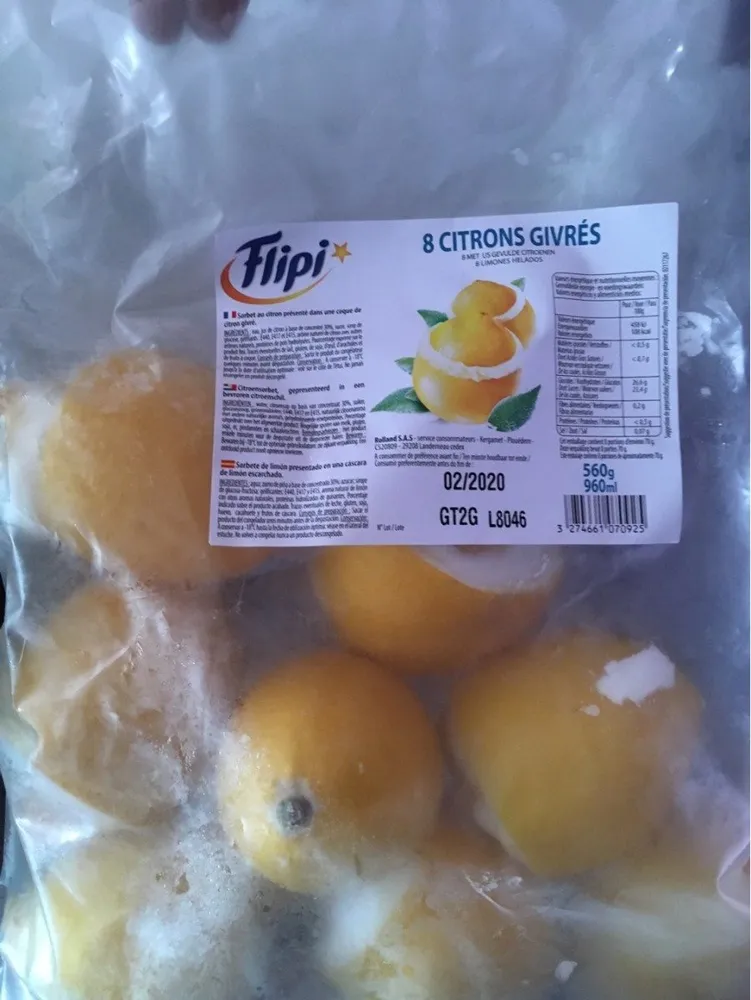 Citrons givrés