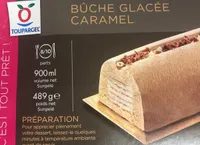 Bûche glacée caramel
